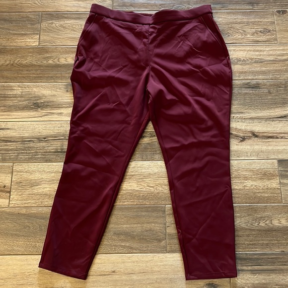 Express leggings. Maroon. Xl - Picture 1 of 4